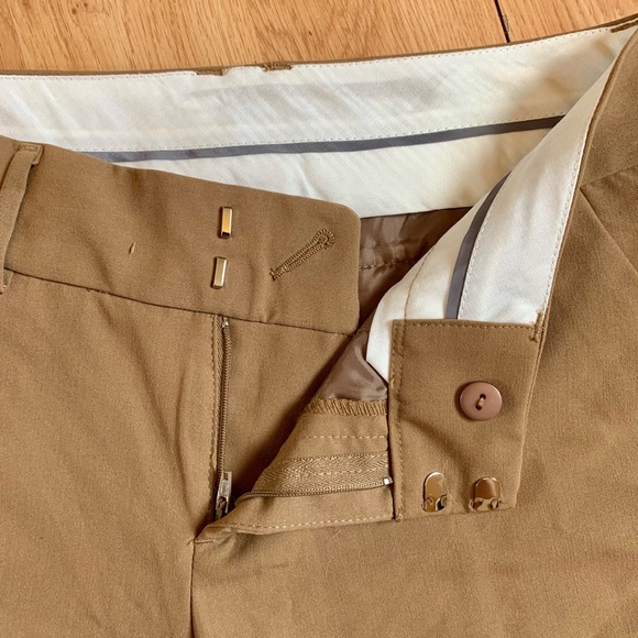 Camel/Tan Straight-leg Dress Pants - Picture 3 of 5